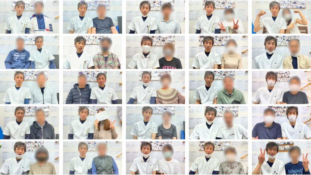 クライアントとの2ショット写真